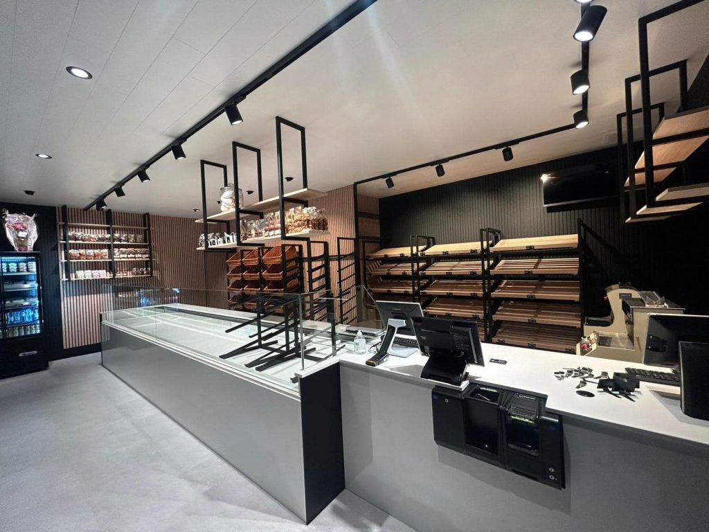 winkelinrichting, bakkerij inrichting, verlichting bakkerij, lichtstudie, professionele verlichting, agencement de commerce, éclairage boulangerie, étude d'éclairage, éclairage professionel